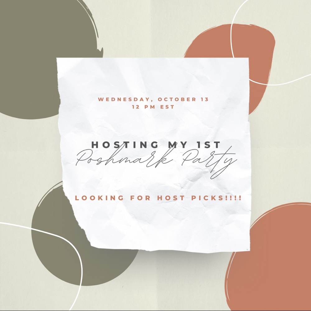 Hosting My First Party! 12 pm EST on 10/13